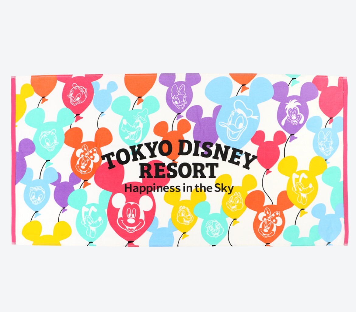 Japan Tokyo Disney Resort Mickey Balloon Big Towel 2023