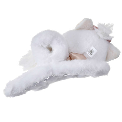 Japan Tokyo Disney Store Aristocats Marie Hair Clip Huggable Plush Toy Style