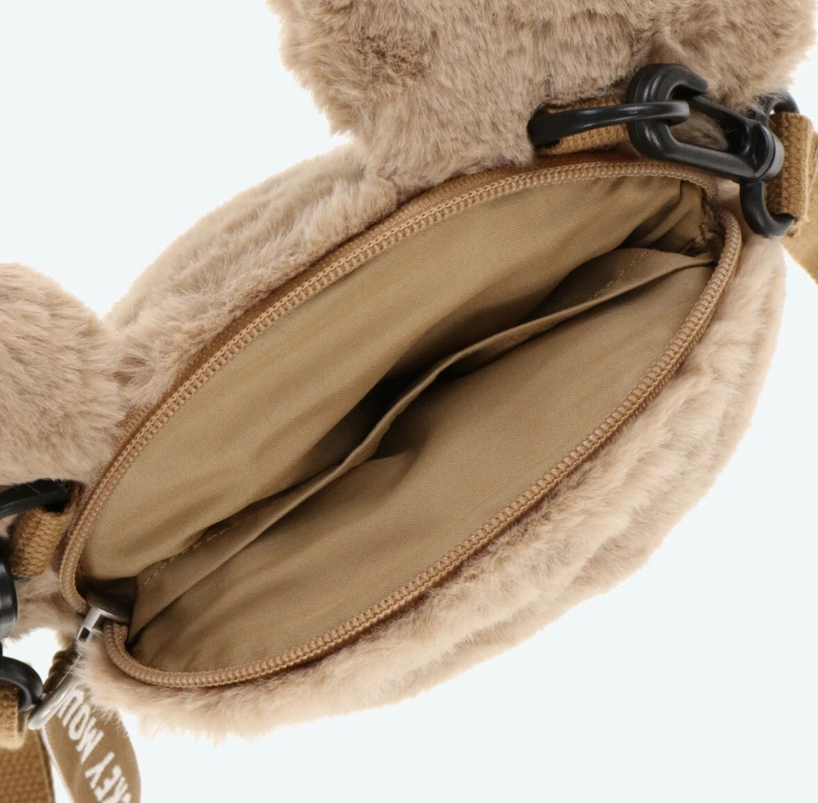Japan Tokyo Disney Resort Ears & Shoulder Bag Mickey limited Cap Hat Brown