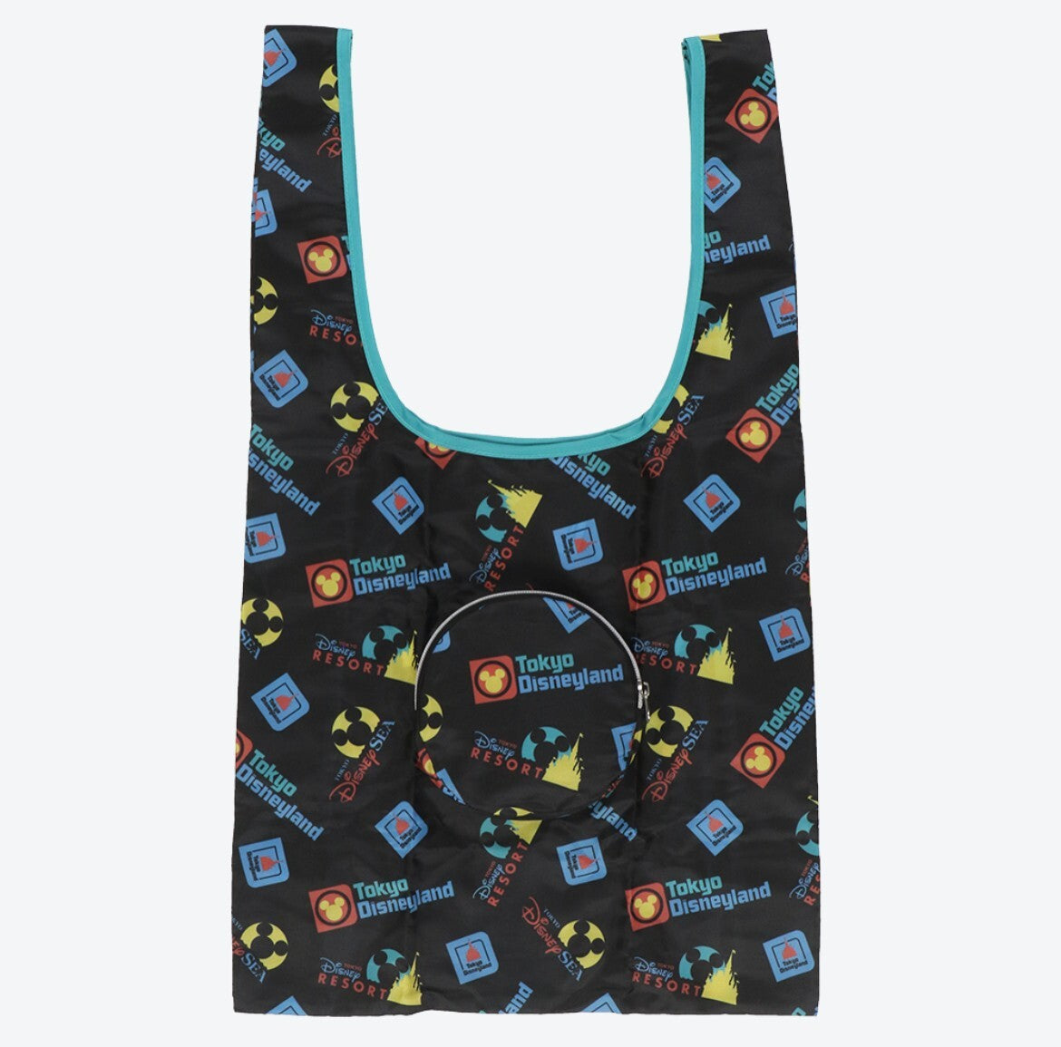 Japan Tokyo Disney Resort Store Mickey Sea Land Black 2023 limited Eco bag