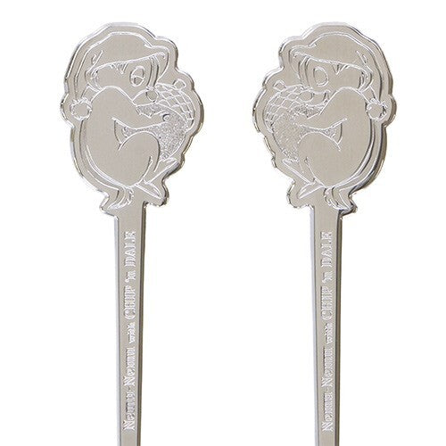 Japan Tokyo Disney Resort Cutlery Set Chip and Dale Nemu-Nemu