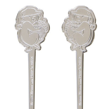 Japan Tokyo Disney Resort Cutlery Set Chip and Dale Nemu-Nemu