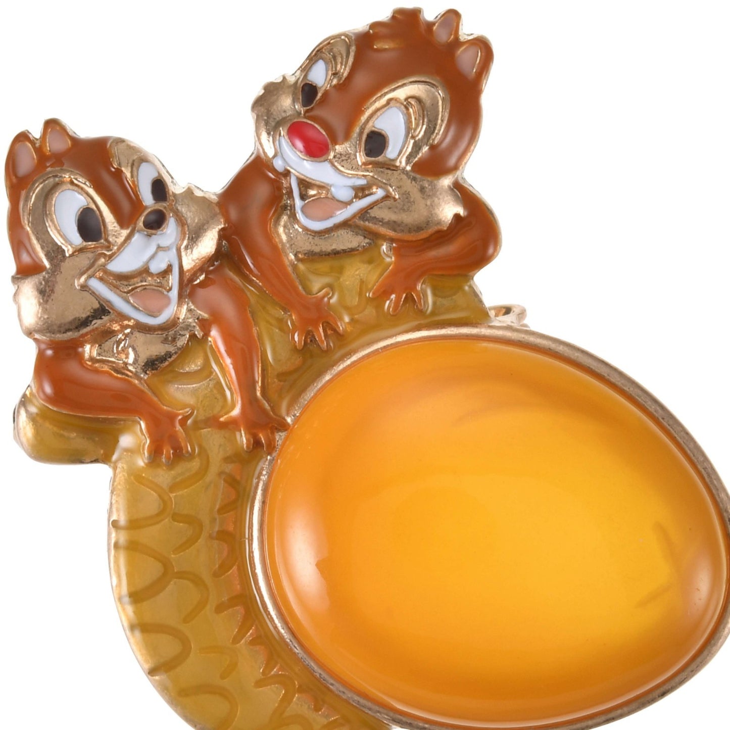 Japan Tokyo Disney Store Chip & Dale Brooch Acorn