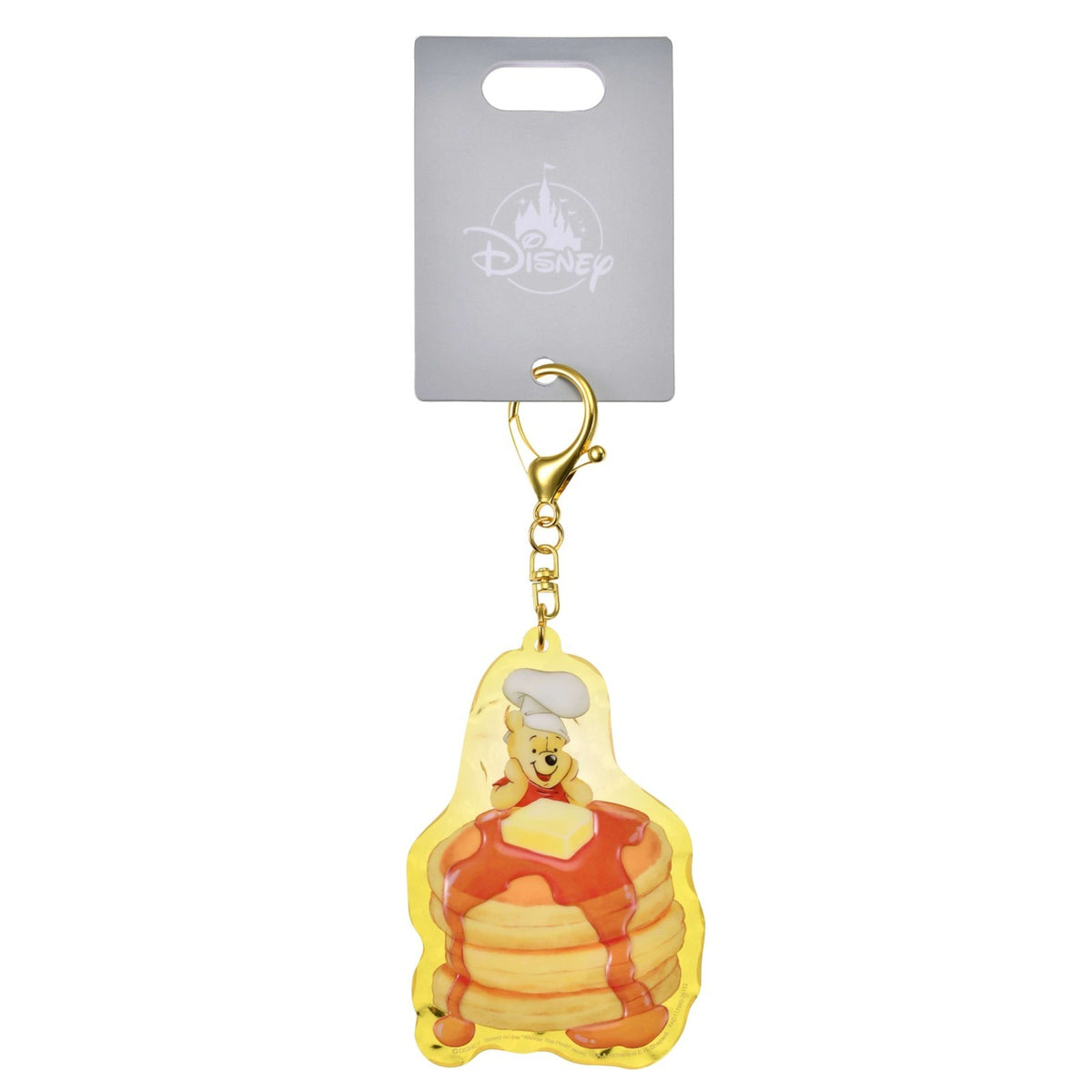 Japan Tokyo Disney Store Winnie the Pooh Clear Keychain POOH HUNNY DAY 2026