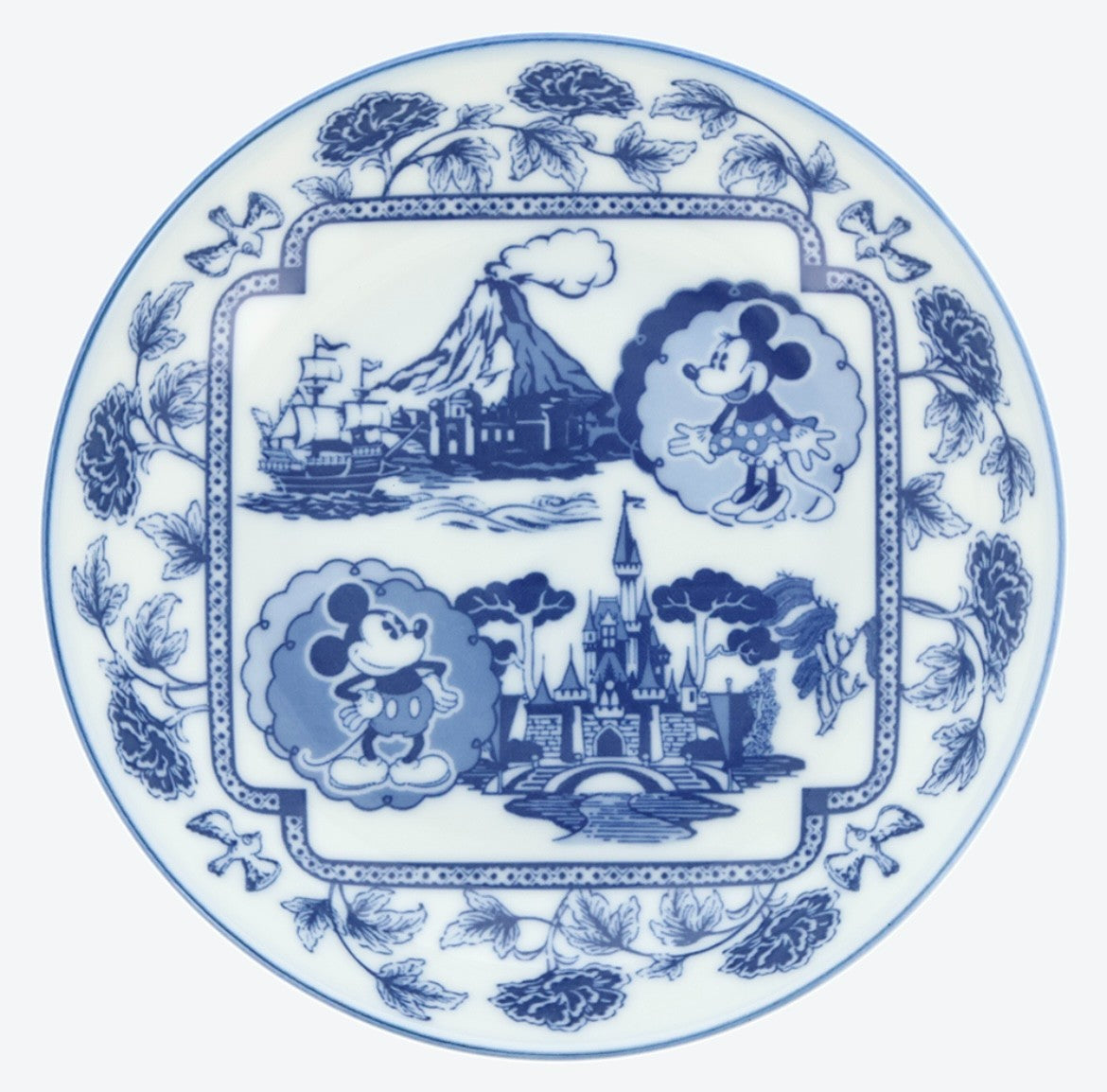 Japan Tokyo Disney Resort Plate Japanese Tableware Mickey Minnie Limited 2025