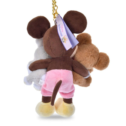 Japan Tokyo Disney Store UniBestiez Plush Toy Keychain Yekc Rabbit Mickey Moca