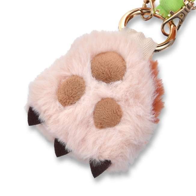 Japan Tokyo Disney Store Honest John Plush Toy Keychain Paw & Tail Pinocchio