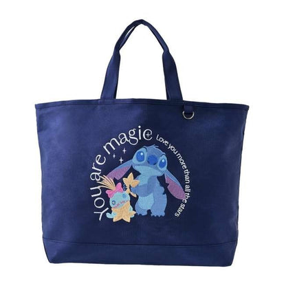 Japan Tokyo Disney Store Stitch & Scrump Tote Bag Disney Stitch Day Collection