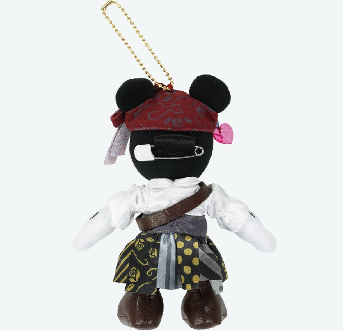 Japan Tokyo Disney Resort Pirates of the Caribbean Plush Keychain Minnie 2025