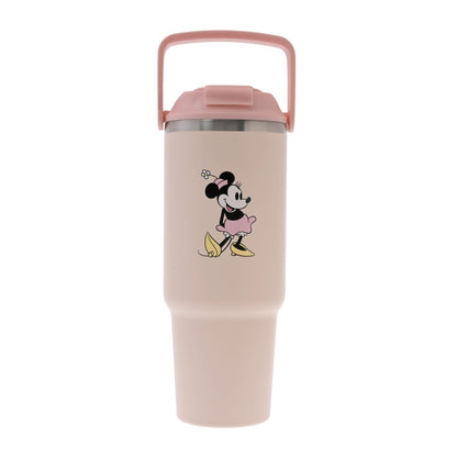 Japan Tokyo Disney Store Minnie Stainless Steel Tumbler Standing Pose Drinkware
