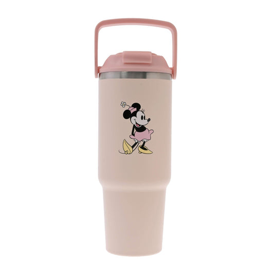 Japan Tokyo Disney Store Minnie Stainless Steel Tumbler Standing Pose Drinkware