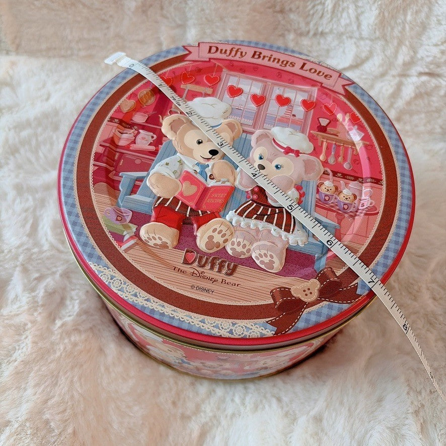 Japan Tokyo Disney Confectionery Tin Can Duffy and Friends Christmas