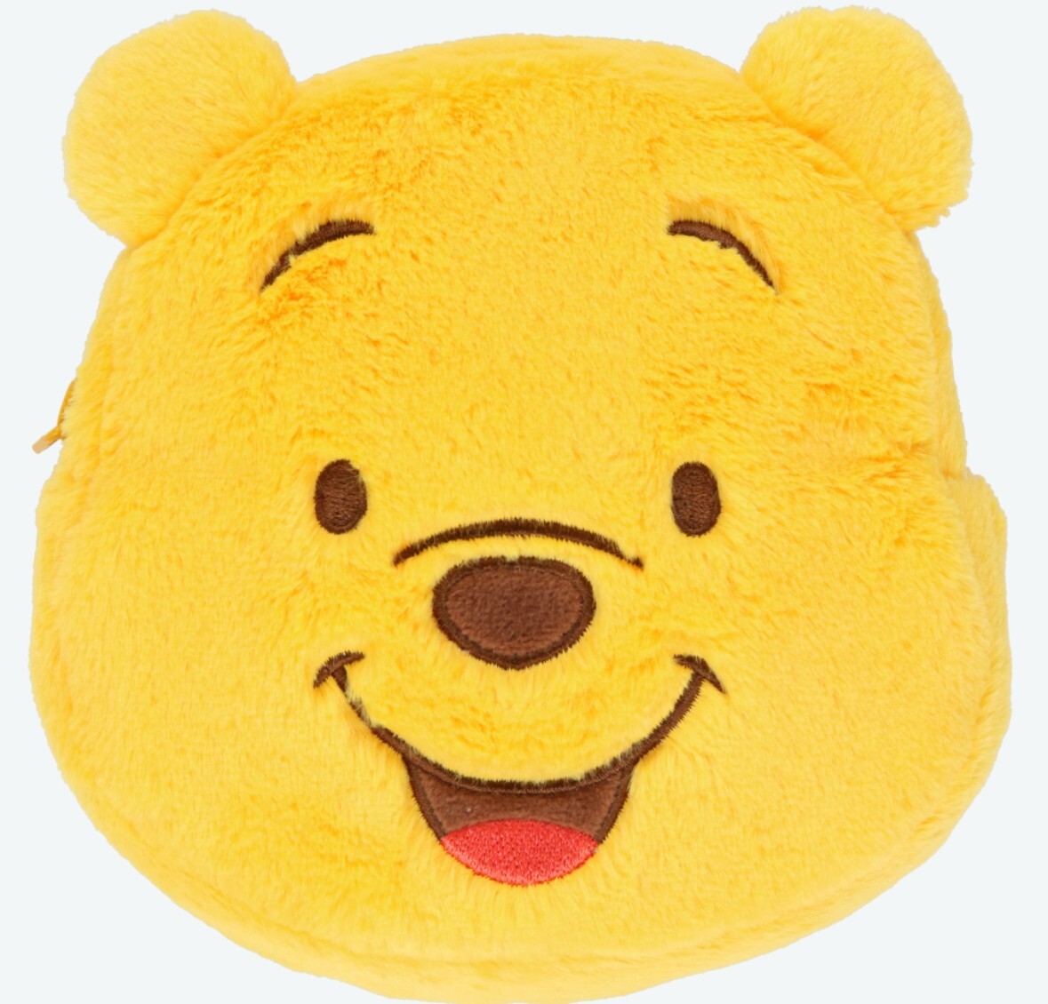 Japan Tokyo Disney Resort Winnie the Pooh Fluffy Pouch Face
