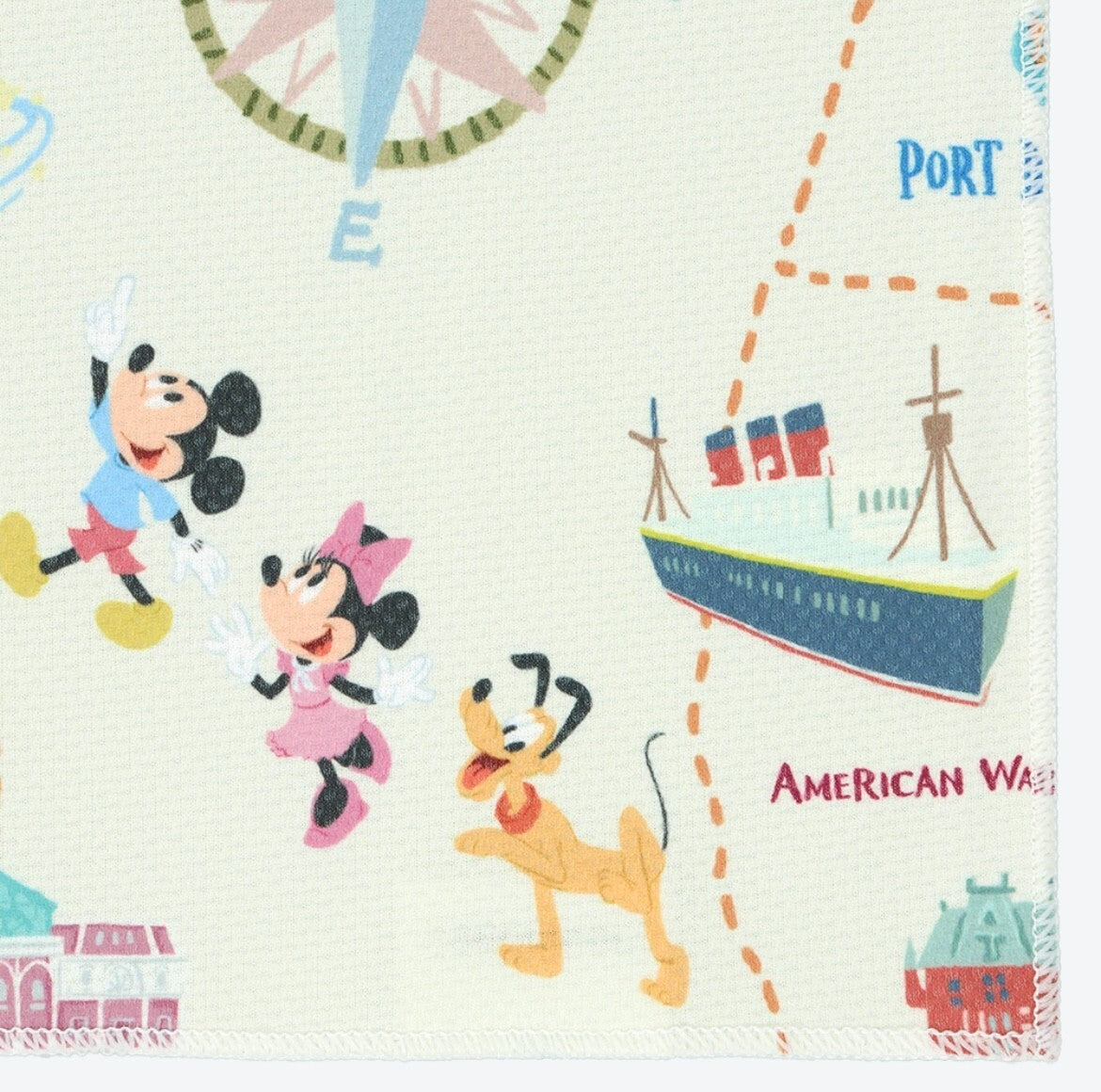 Japan Tokyo Disney Resort Cooling towel "COOLCORE" Park Map 2025