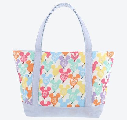 Japan Tokyo Disney Resort Mickey Balloon Colorful Mothers Bag Tote Bag 2022