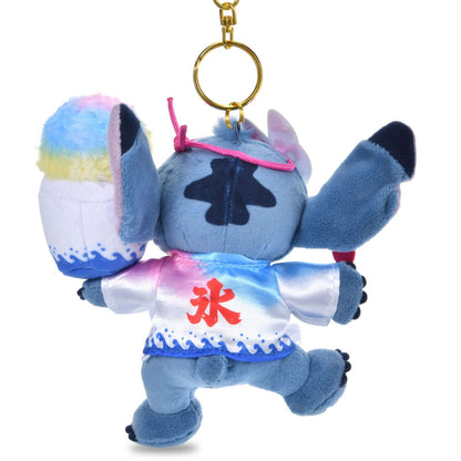 Japan Tokyo Disney Store Stitch Plush Toy Keychain MATSURI STYLE