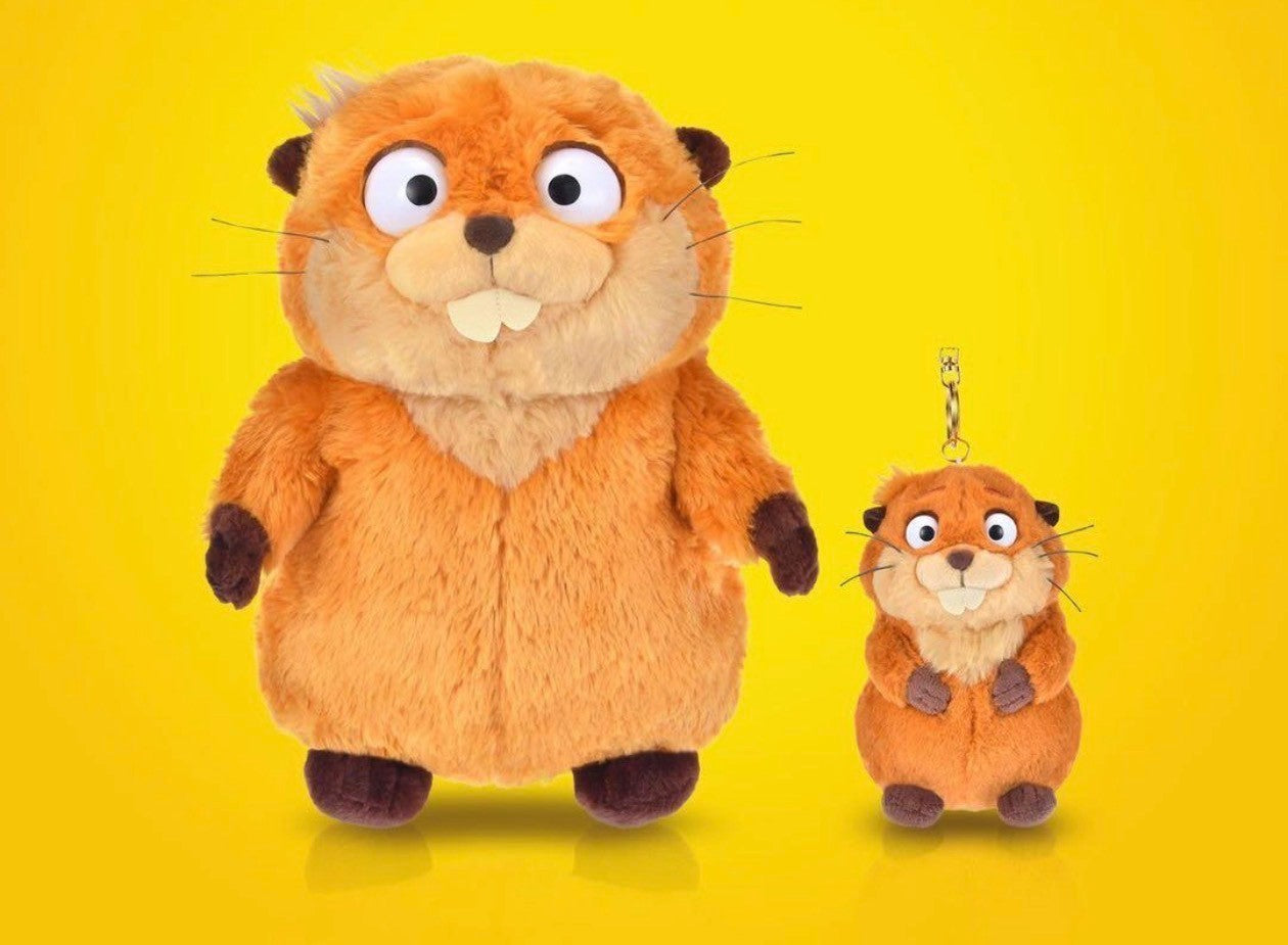 Japan Tokyo Disney Store When I Become a Beaver Plush & Keychain