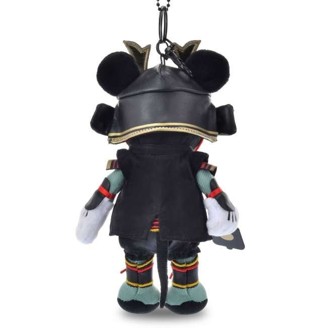 Japan Tokyo Disney Store Mickey Mouse Plush Toy Keychain Helmet Kabuto