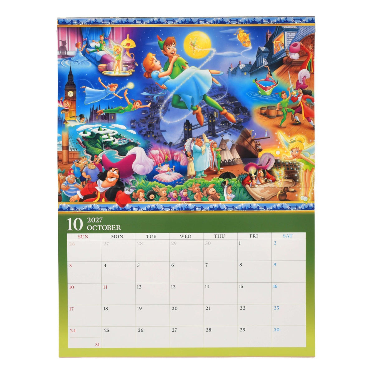 Japan Tokyo Disney Store Mickey Characters Wall Calendar & Organizer 2027