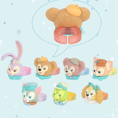 Japan Tokyo Disney Resort Find Your Beautiful Blue Ring Set Duffy