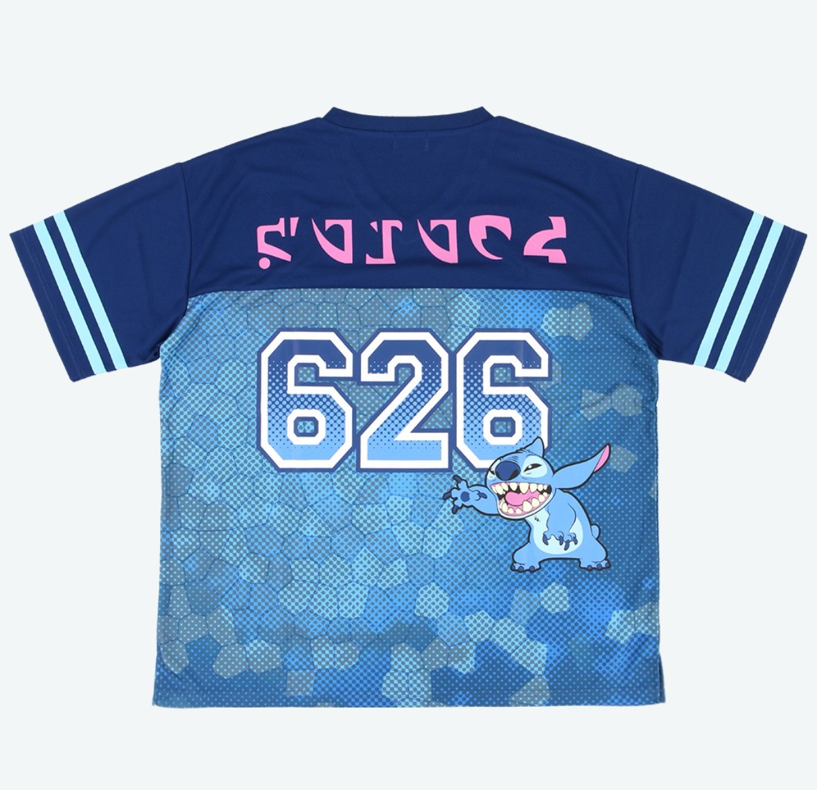 Japan Tokyo Disney Resort Stitch 626  T-shirt oversize M-L Black