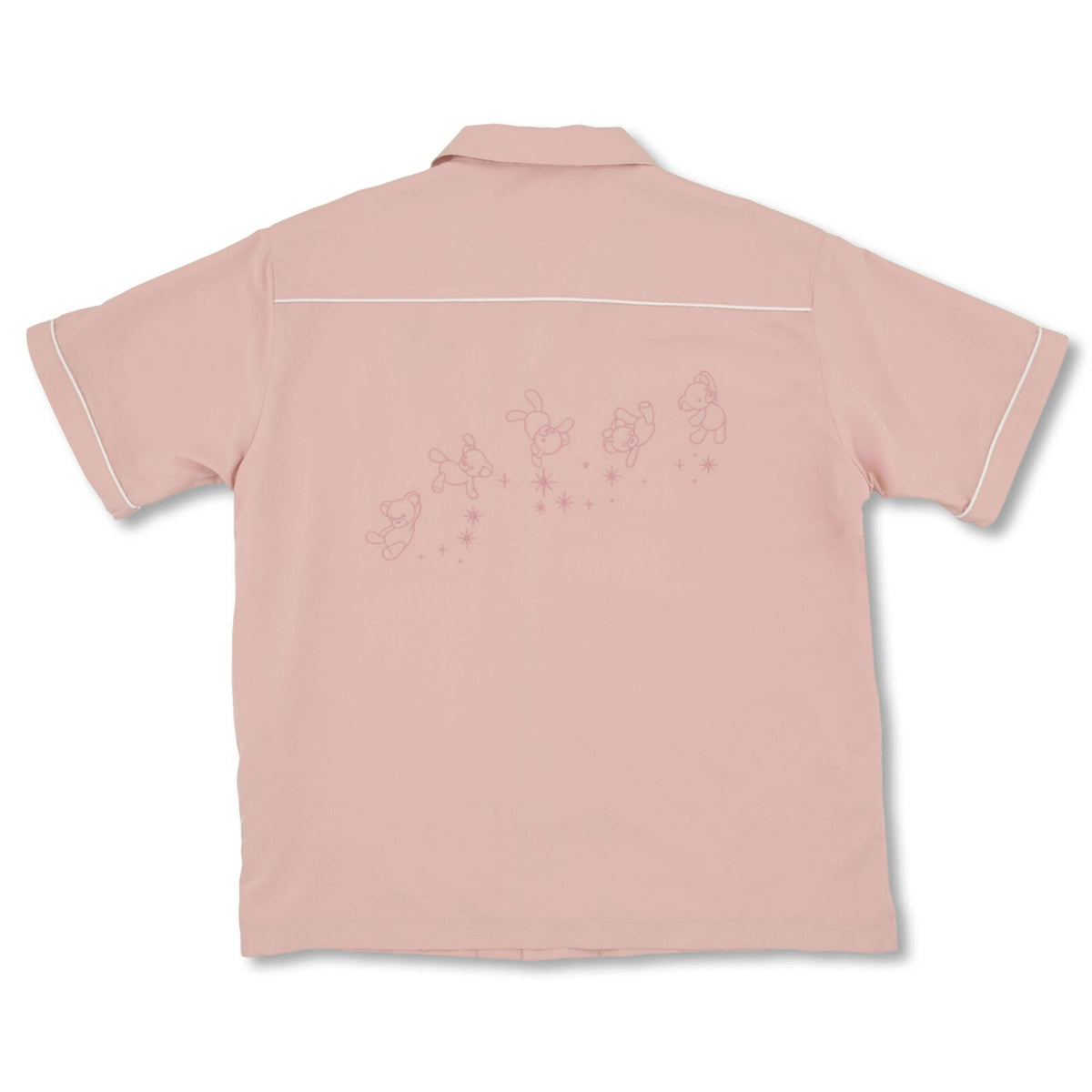+Japan Tokyo Disney Store Michael's Teddy Bear Short Sleeve Shirt Pink PETER PAN