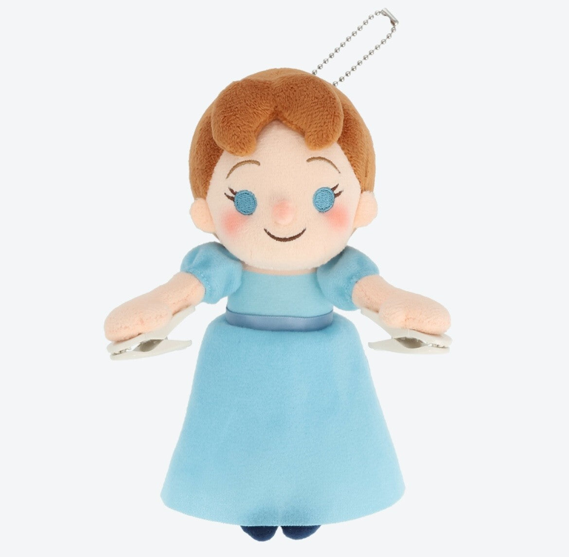 Japan Tokyo Disney Resort Peter Pan Wendy Plush Shoulder Clip Keychain