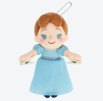 Japan Tokyo Disney Resort Peter Pan Wendy Plush Shoulder Clip Keychain