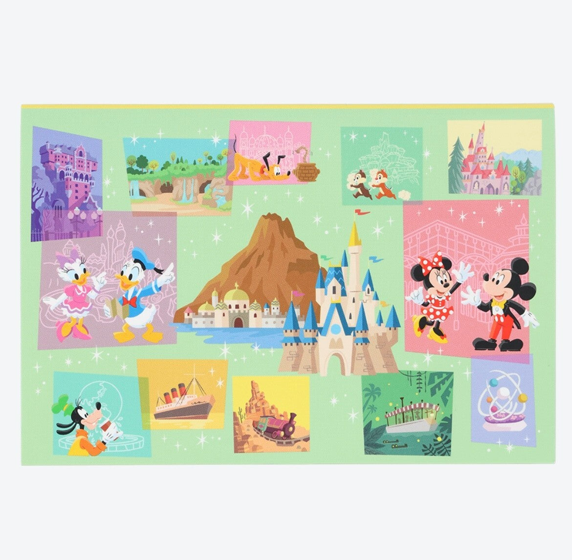 Japan Tokyo Disney Resort Note Mickey Mouse & Friends