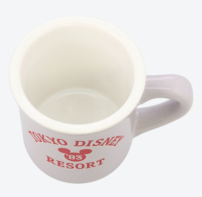 Japan Tokyo Disney Resort 83 years Mickey Mouse Cafe Time Mug White 2025