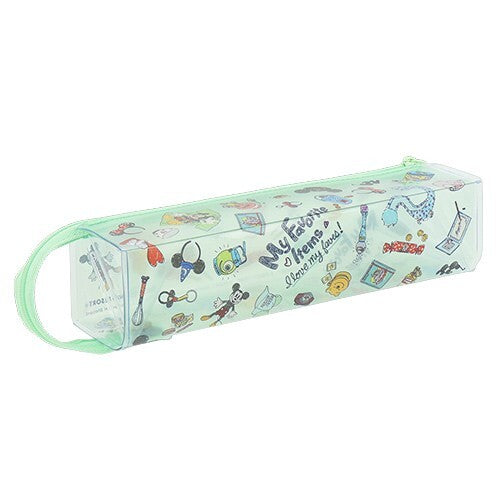 Japan Tokyo Disney Resort Pencil Pen Case Park Souvenir Motif