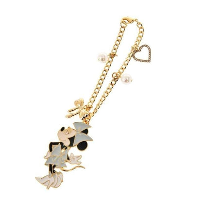 Japan Tokyo Disney Store Minnie JILL by JILLSTUART Tote Bag Pass Case Charm