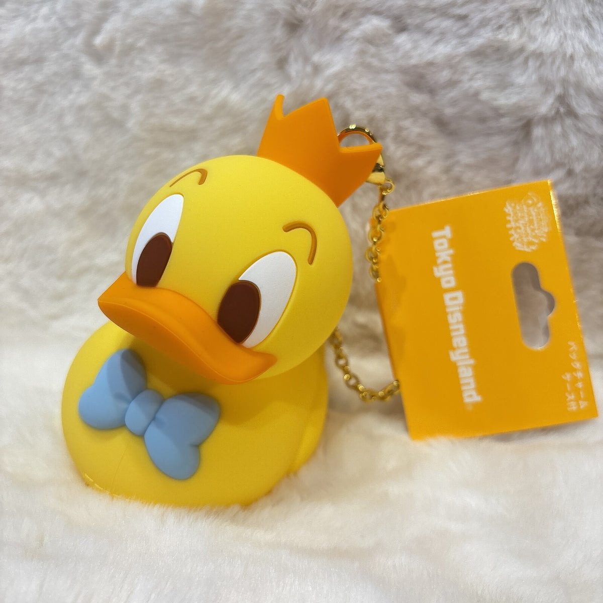 Japan Tokyo Disney Resort Bag charm silicone case Yellow Pal-Palooza Donald