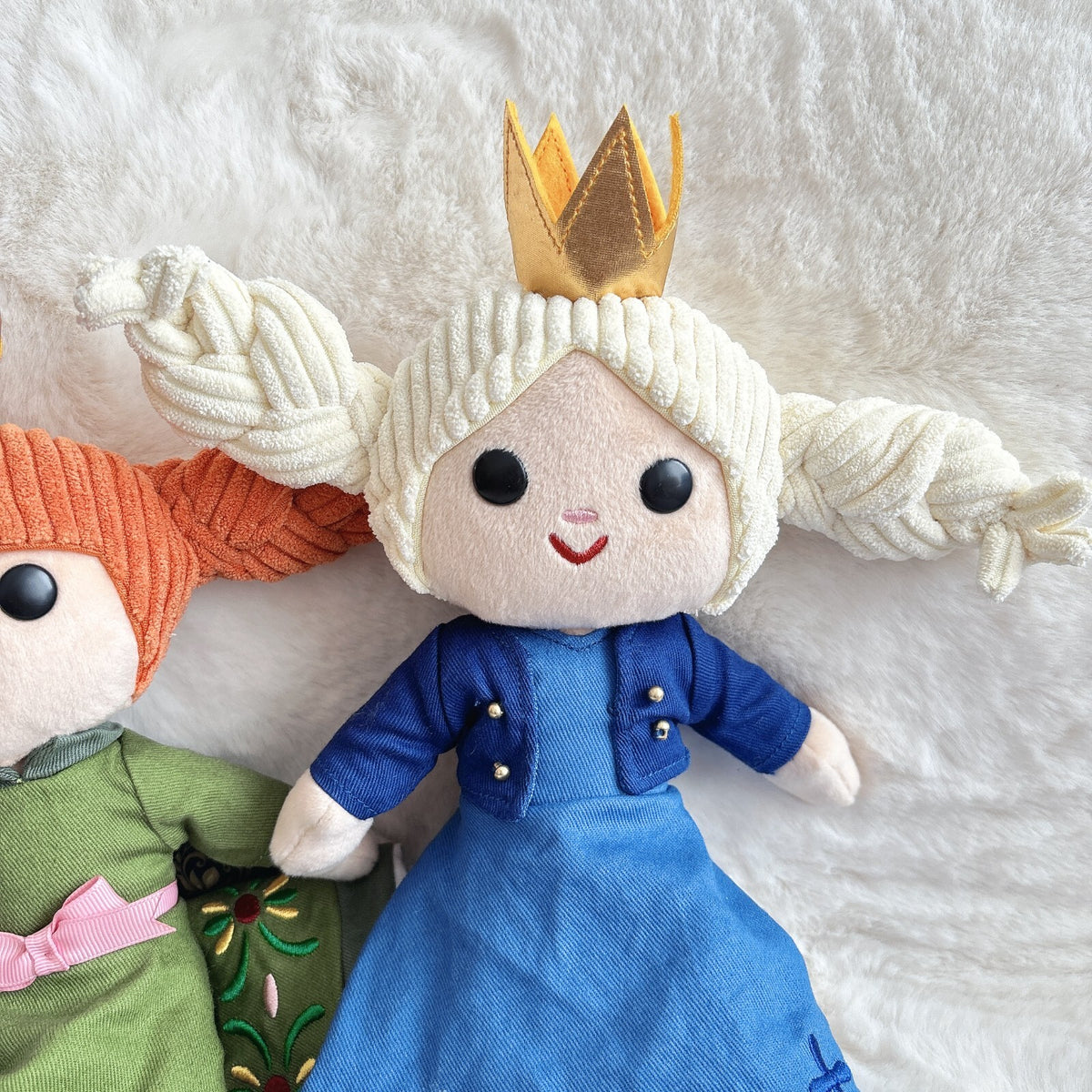 Japan Tokyo Disney Resort Store Plush Toy Set Elsa Ana Frozen Fantasy Springs