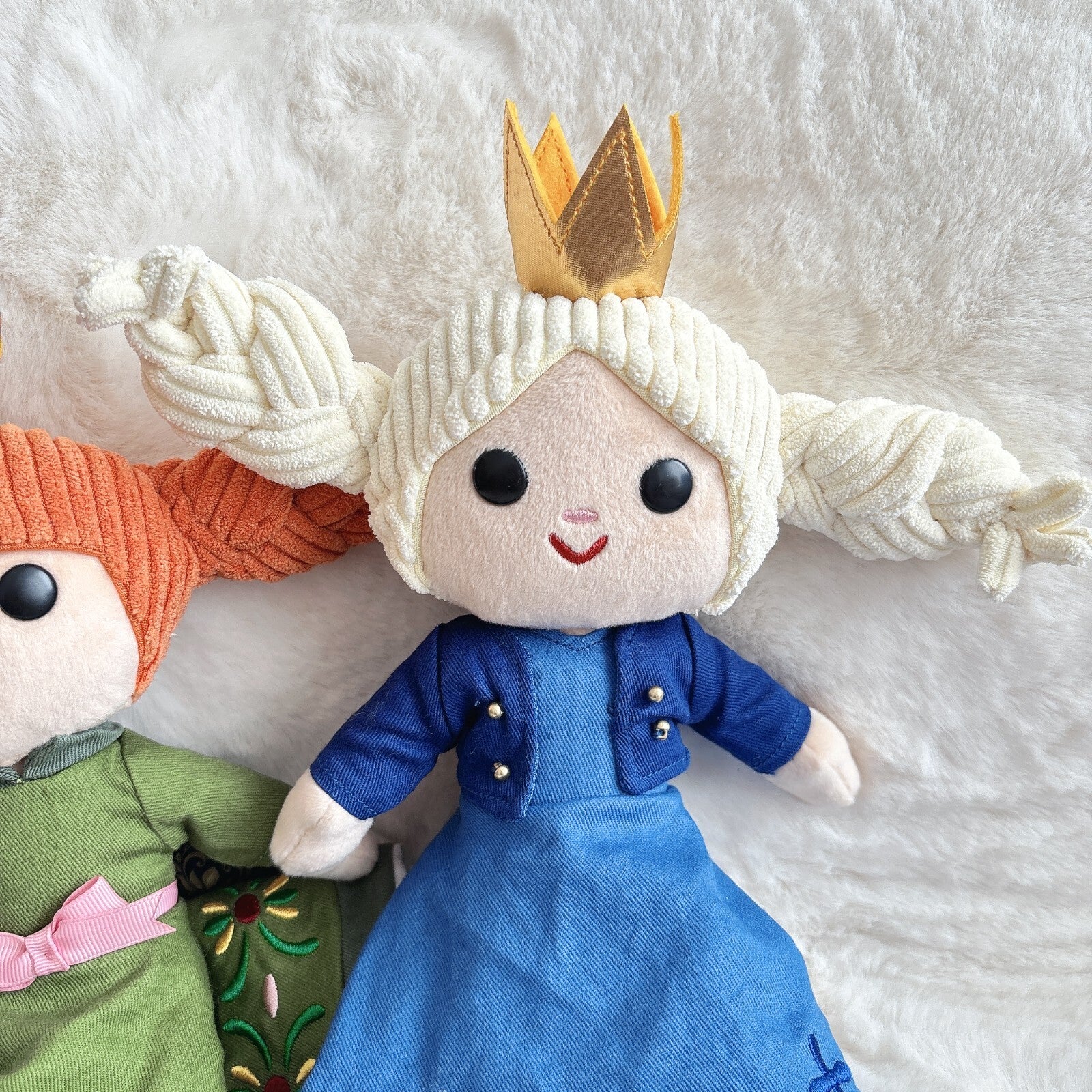 Japan Tokyo Disney Resort Store Plush Toy Set Elsa Ana Frozen Fantasy Springs