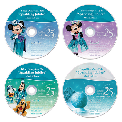 Japan Tokyo Disney Music Album Premium Box Sparkling Jubilee 25th