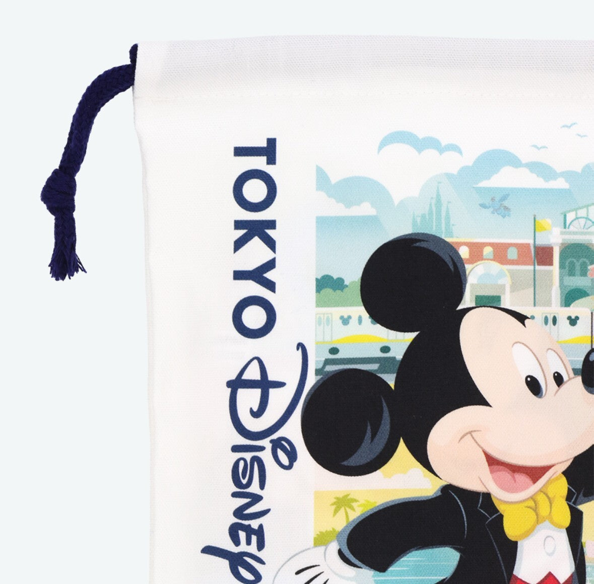 Japan Tokyo Disney Resort Shopping Bag Pattern Mickey Minnie pouch