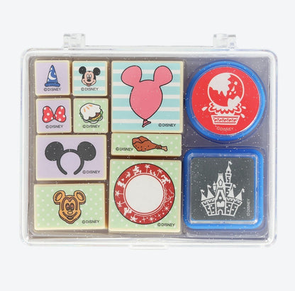 Japan Tokyo Disney Resort Stamps Cinderella Castle Mickey Minnie