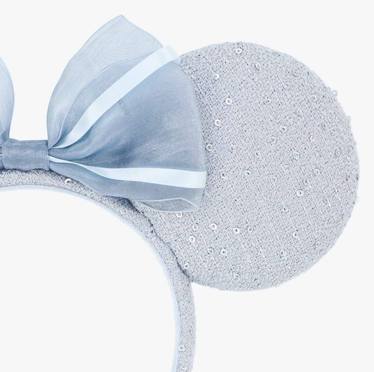 Japan Tokyo Disney Resort Minnie Mouse Ears Headband Ribbon Blue Limited 2026