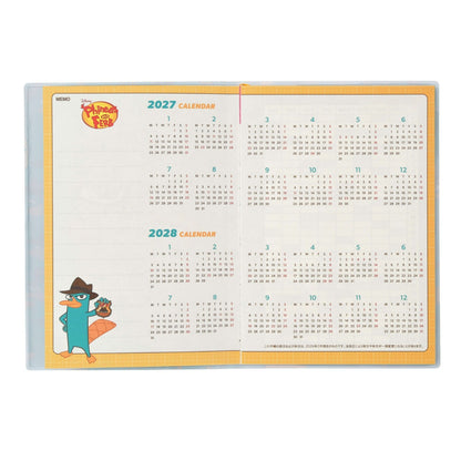 Japan Tokyo Disney Store Phineas and Ferb B6 Planner Schedule Book Diary 2027