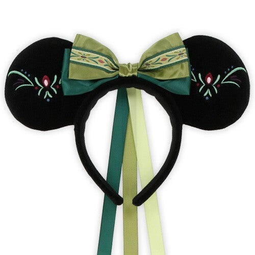 Japan Tokyo Disney Resort Ears Headband Ana Frozen Fantasy Springs Cap Ribbon