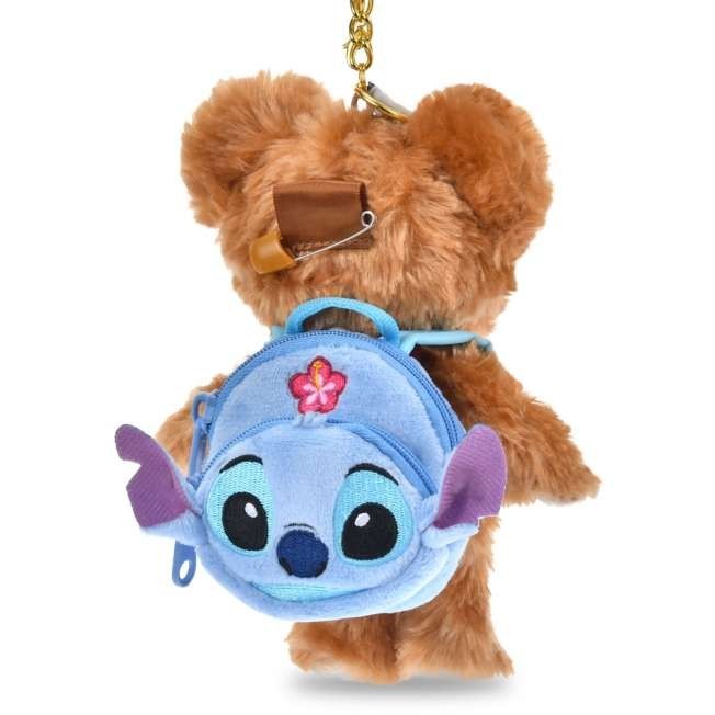 Japan Tokyo Disney Store Stitch UniBEARsity Plush Toy Keychain Bag Backpack