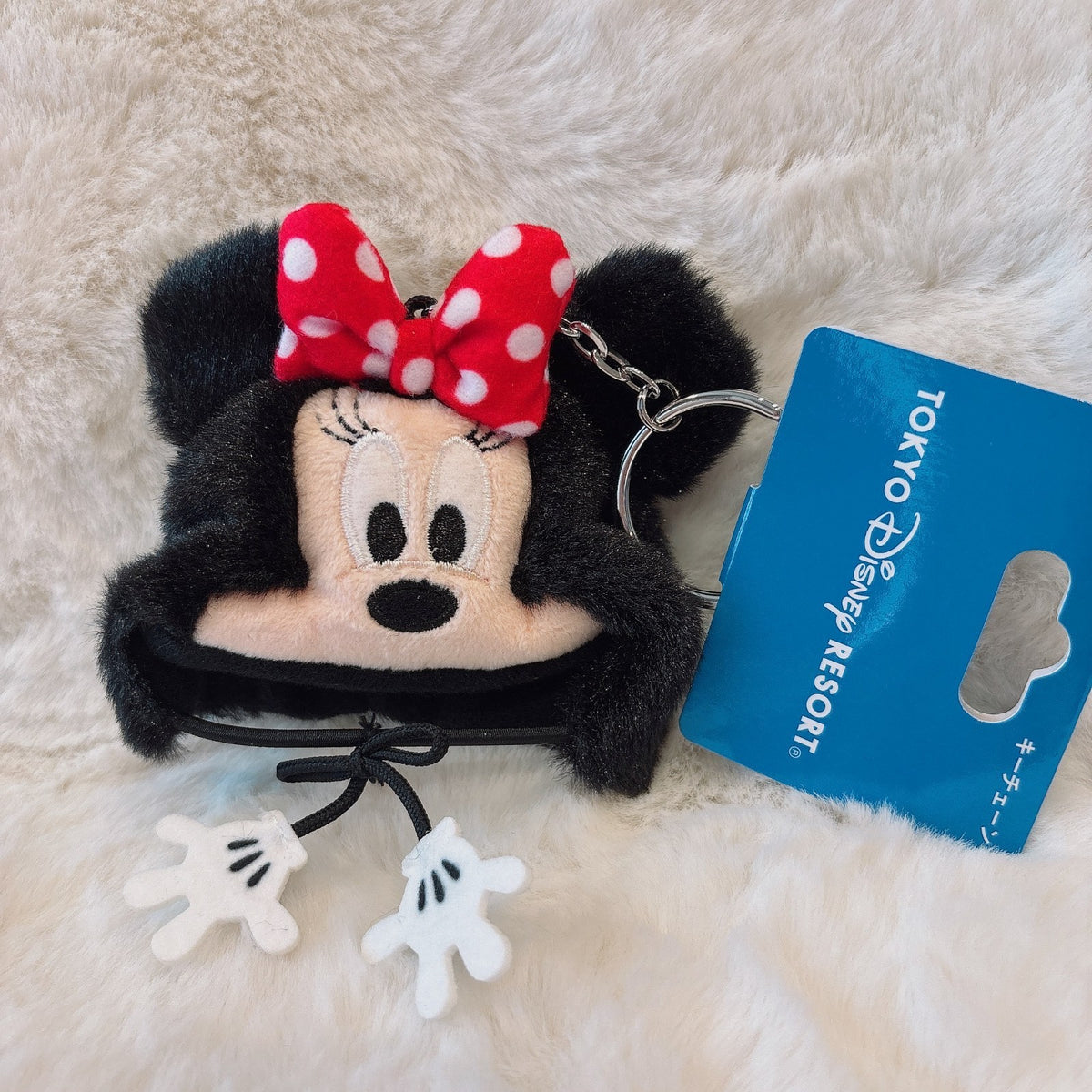 EarsJapan Tokyo Disney Resort Mickey & Minnie Keychain Ears Cap Hat Set of 2
