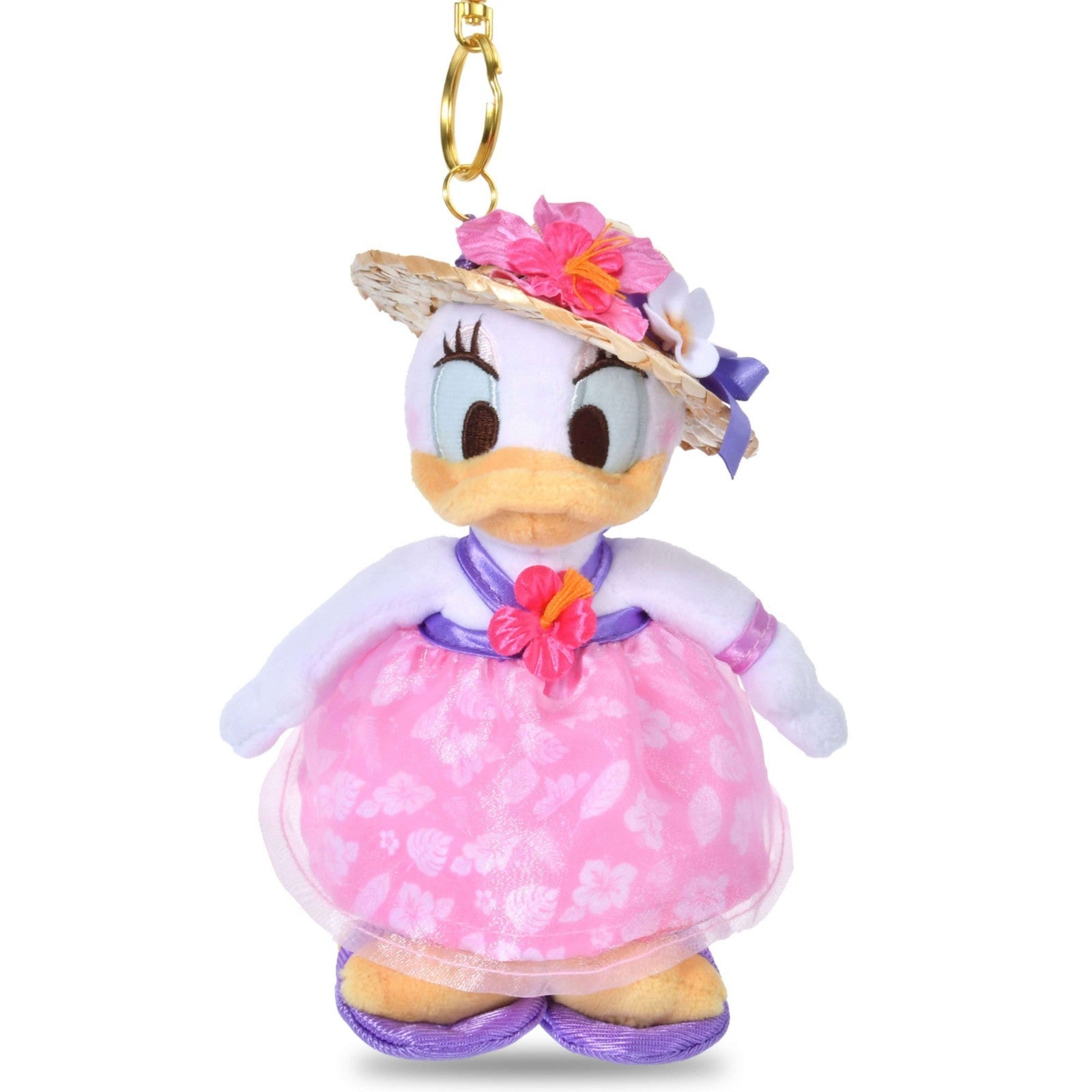 Japan Tokyo Disney Store Daisy Duck Plush Toy Keychain SUMMER STYLE 2026
