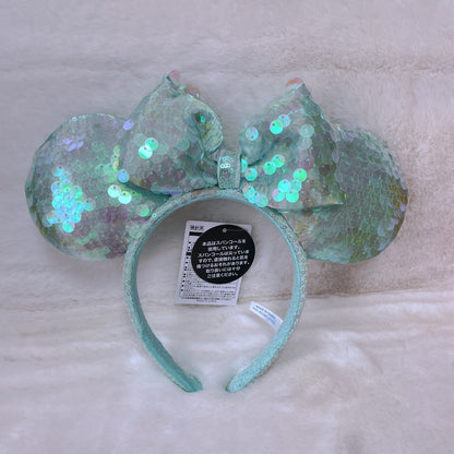 2022 Japan Tokyo Disney Resort Ears Headband Sequin Shine New!!