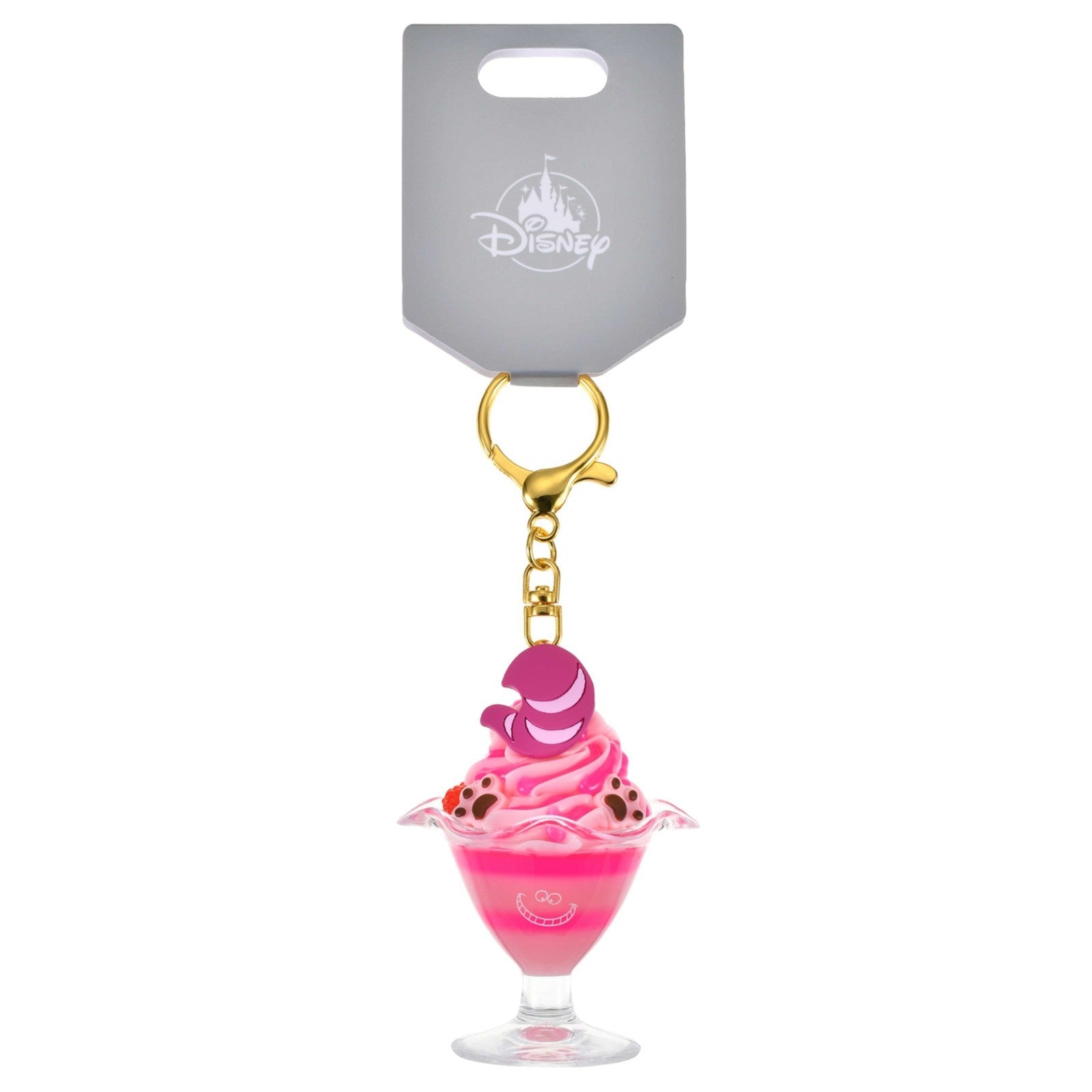 Japan Tokyo Disney Store Cheshire Cat Keychain Parfait Key chain Fes Alice