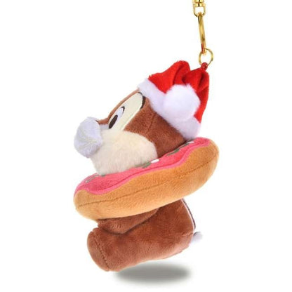 '+Japan Tokyo Disney Store Chip Plush Toy Keychain Christmas Chip and Dale