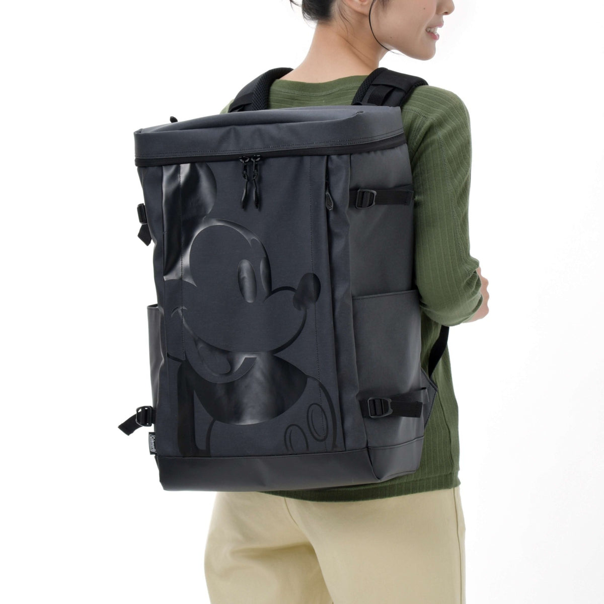 Japan Tokyo Disney Store Mickey Mouse Coleman Backpack 35L Standing Pose
