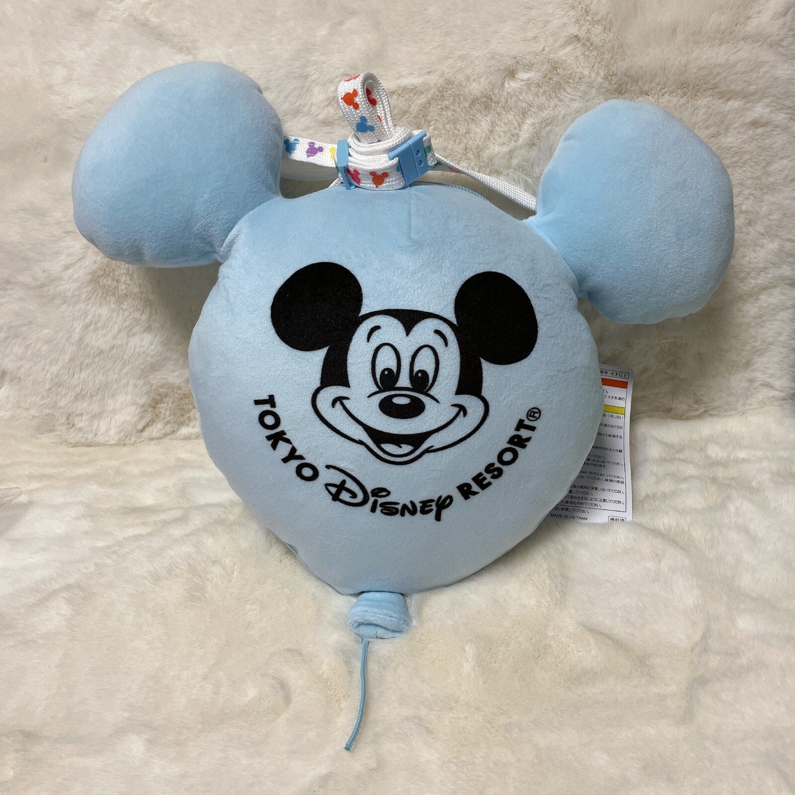 Japan Tokyo Disney Resort Mickey Balloon Shoulder Bag Pochette Pouch 2022 Blue