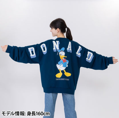 Japan Tokyo Disney Resort Donald Duck Sweatshirt Long sleeve 2025